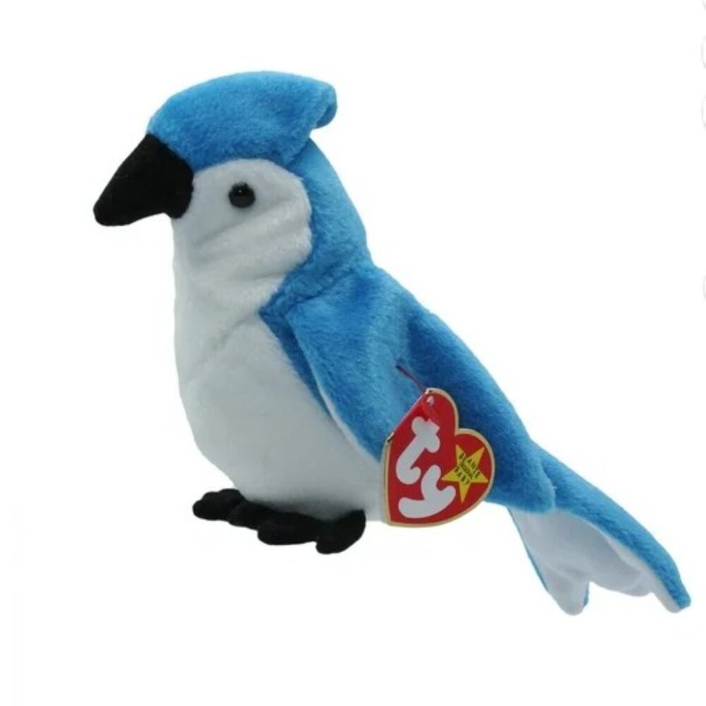 TY Beanie Babies Rocket The Blue Jay 1997 Mint Condition w/ Tags